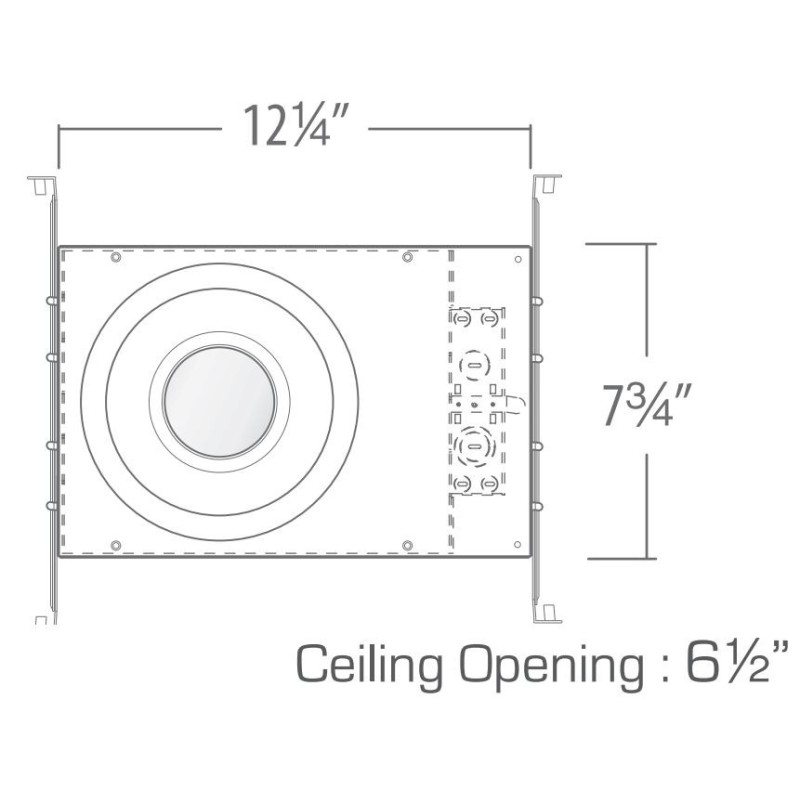 Coloronix SR6LV21 20W 6 Inch Recessed LED RGBW Downlight ... wiring diagram 277v led recessed lighting 