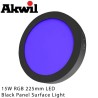 Akwil 15W RGB 225mm Black Surface Mount Downlight Fitting 24V Constant Voltage