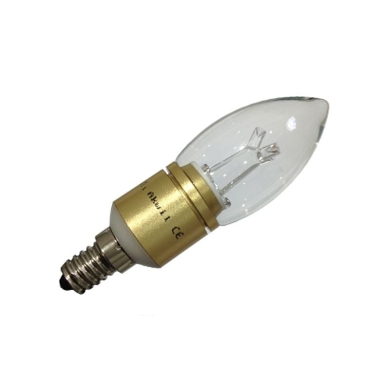 Akwil 5W LED Candle Bulb AKC-5W B15 & E14 Akwil Dimmable LED Light Bulb 240V 5W 400lm Sharp LED Bulb 330 Degree Clear or Frosted