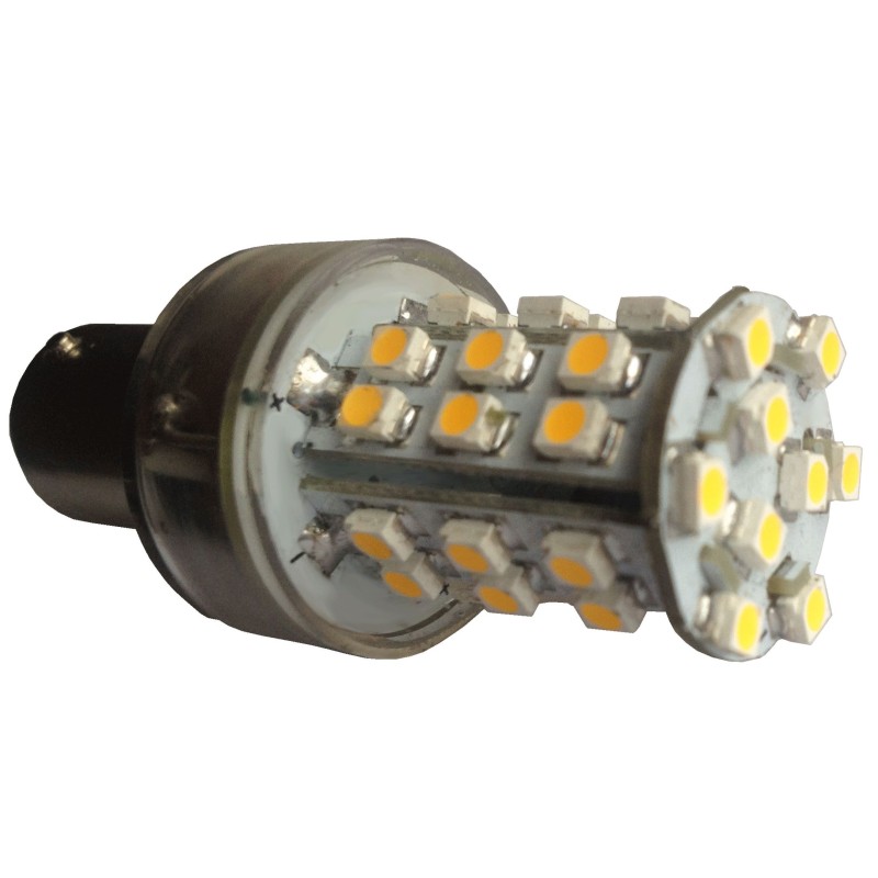 26mm Dimmable 240V 2.5W LED BA15D SBC or BA15S or E14 39 x 3528 LED Corn Light Bulb 240lm BA15 or B15 Equivalent to 25W