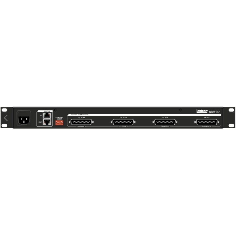Lexicon BOB-32 breakout box 32 Channels BLU link digital audio bus to analogue audio Lexicon BOB-32 breakout box 32 Channels BLU link digital audio bus to analogue audio
