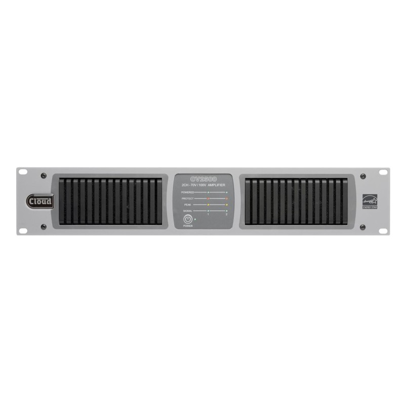 Cloud CV2500 2 Channel 100v or 70v Digital DSP Amplifier 2 x 500W