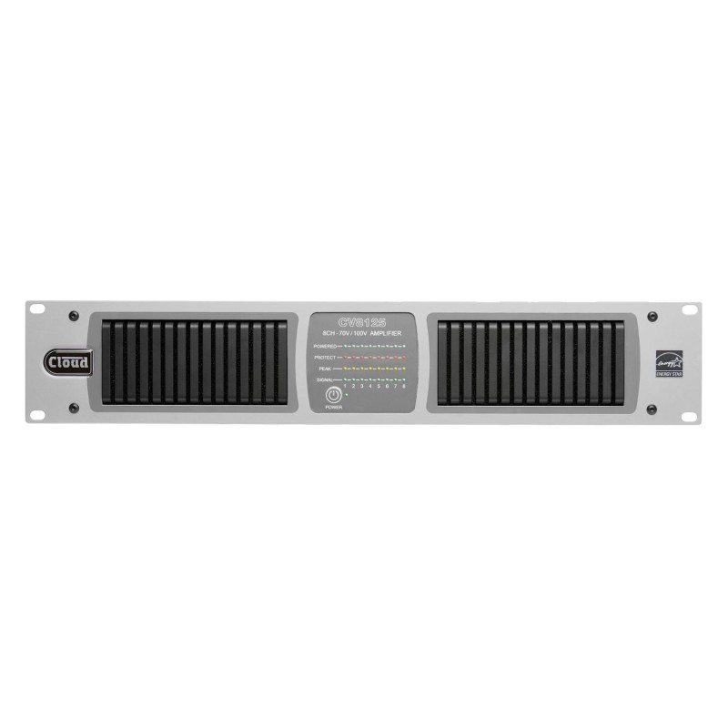 Cloud CV8125 8 Channel 70 or 100v Digital DSP Amplifier 8x 125W