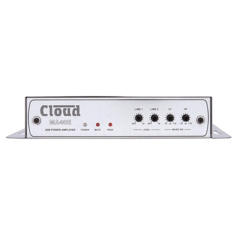 Cloud MA40E 2x 20W 4 Ohm Mini Amplifier with Ethernet and Remote Input Facility Port Cloud MA40E 2x 20W 4 Ohm Mini Amplifier with Ethernet and Remote Input Facility Port