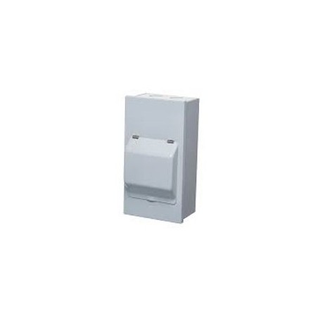 4 Way Metal Enclosure with Metal Hinged Cover