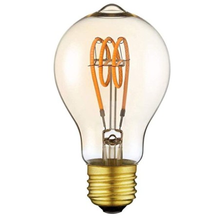 4W Edison Dimmable LED Bulb with 2200k Very Warm White Traditional Coil Filament