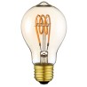 4W Edison Dimmable LED Bulb with 2200k Very Warm White Traditional Coil Filament