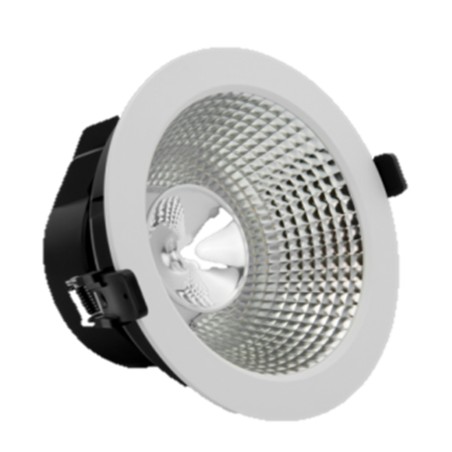 Verbatim LED Recessed Downlight INDIRECT 220mm 20W 3000K 1650lm 45° White