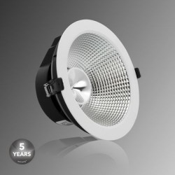 Verbatim LED Recessed Downlight INDIRECT 220mm 20W 3000K 1650lm 45° White