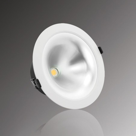 Verbatim LED Recessed Trumpet Downlight 220mm 20W or 30W  3000K or 4000K 25° or 40°