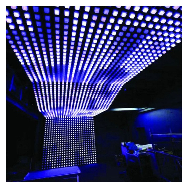 1m sq LED Ceiling Display Panel System 64 Square Pixels Per Sq m - LED CUBE CEILING PANEL 64