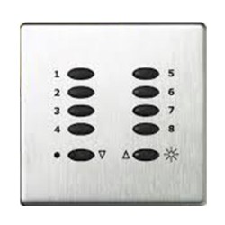 Mode Evolution Switch Plate Fascia EVO-S-POC-** (Single Gang, MK Aspect Polished Chrome)