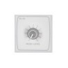 RL-1MW Remote Volume Level Media Control Plate in White