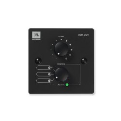 JBL CSR-3SV Black Volume and 3 Source Select Control Wall Plate Single Gang