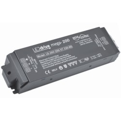 Mode Lighting Mega-200 Mains Dimmable Constant Voltage LED Driver LD-24-200-XT-230-RD - 24V DC 15-200W