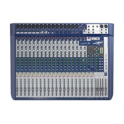 Signature 22 Analogue Mixer 22  Channel 4 EQ Bands 5 AUX