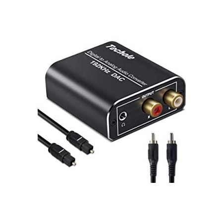 TOS Link ADAC Optical to RCA Converter