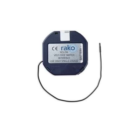 Rako RCI-7M Configurable wireless transmitter module allowing interfacing to 7 momentary push switches