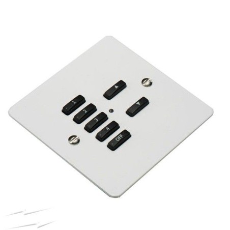 RVF-100-W White Fascia Cover Plate for Rako Wireless RCM-100-W Wallplates