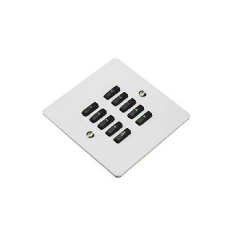 RVF-100-W White Fascia Cover Plate for Rako Wireless RCM-100-W Wallplates