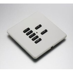 RLF-xxx-W White Fascia Cover Plate for Rako RMC & RCN Wireless Wallplates - with Hidden Screws
