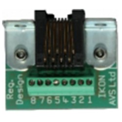 RJ45-ST RJ45 socket to screw terminals panel mount