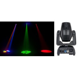 ADJ Focus Spot 2X -  American DJ 100W LED Pro Moving Head Unit with 3W UV LED