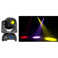 ADJ Focus Spot 2X -  American DJ 100W LED Pro Moving Head Unit with 3W UV LED