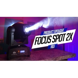 ADJ Focus Spot 2X -  American DJ 100W LED Pro Moving Head Unit with 3W UV LED