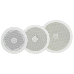 Adastra CC8V 60W Ceiling Speaker with Directional Tweeter - 100V Line CD Series 45Hz - 20kHz Frequency Range