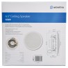 Adastra CC6V 50W 6.25 Inch Ceiling Speaker with Directional Tweeter - 100V Line CD Series 70Hz - 20kHz Frequency Range