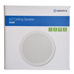 Adastra CC6V 50W 6.25 Inch Ceiling Speaker with Directional Tweeter - 100V Line CD Series 70Hz - 20kHz Frequency Range