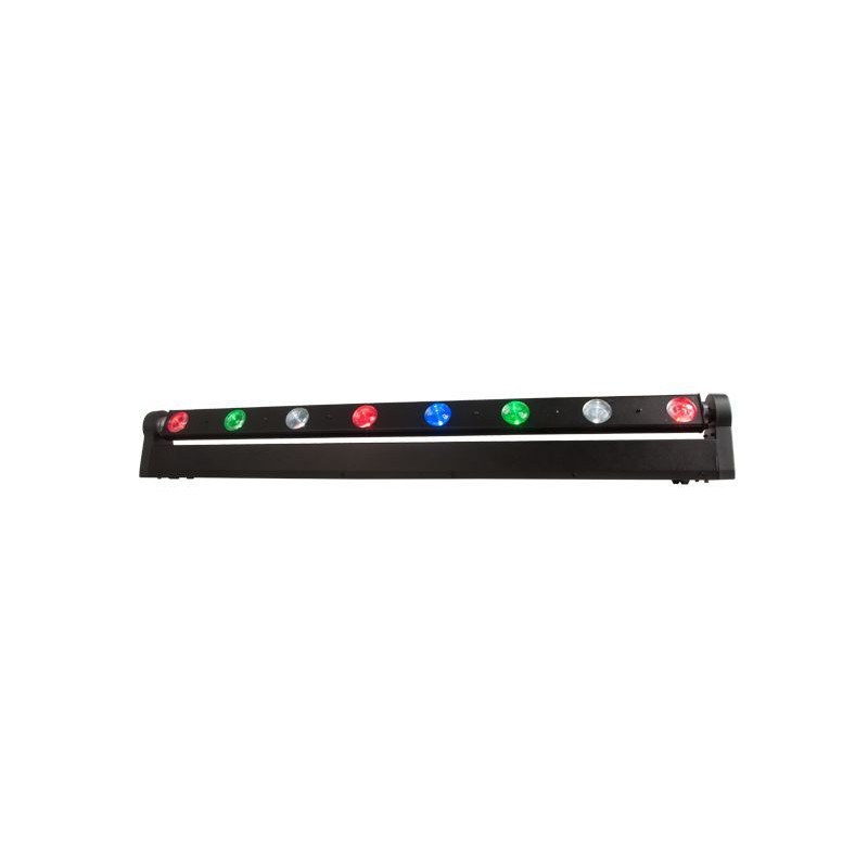 ADJ Sweeper Beam QUAD LED 8-zone RGBW LED Linear fixture that moves on the X axis with 3.4 degrees beam angle