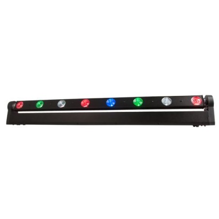 ADJ Sweeper Beam QUAD LED 8-zone RGBW LED Linear fixture that moves on the X axis with 3.4 degrees beam angle