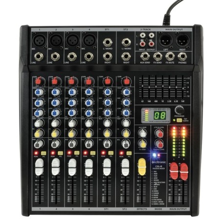 CSL-8 Mixing Console 8 input Compact Mixing Consoles with DSP