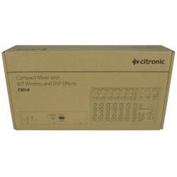 Citronic CSD-8 Compact Mixers with Bluetooth wireless and DSP Effects