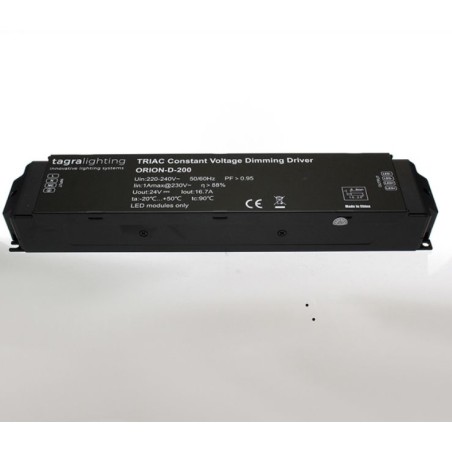 24V Premium Professional Slim Dimmable LED Driver, 200W 8.3A