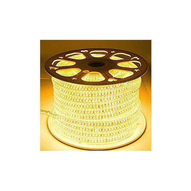 Akwil 2700k Warm White 120 LED per m 24V High Output LED Strip Tape 5m Reel 9.6W per m