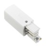 3 Channel Track End Connector White