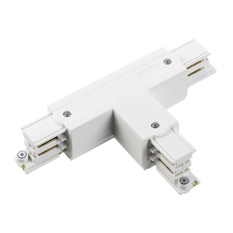 3 Channel Track Tee Connector White