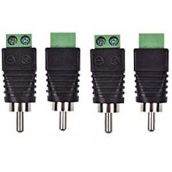 RCA Screw Terminal Connectors Pack of 10