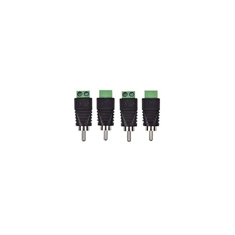 RCA Screw Terminal Connectors Pack of 10