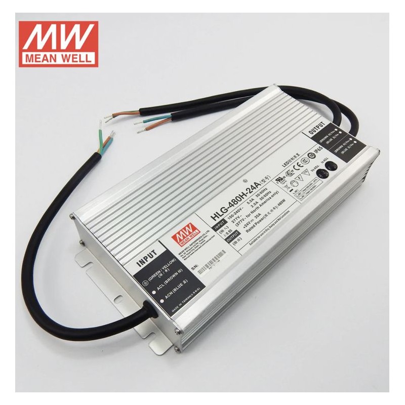 Meanwell HLG-480-24 480W 24V Constant Voltage Power Supply