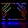 Akwil 2m RGB LED 120 Pixel Strip Tube - LED RGB Tube with DMX Artnet Klingnet Address Control 120 LEDs 120 Pixels