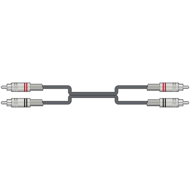 Classic Audio Leads 2 x RCA Plugs - 2 x RCA Plugs Classic Audio Leads 2 x RCA Plugs - 2 x RCA Plugs