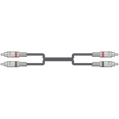 Classic Audio Leads 2 x RCA Plugs - 2 x RCA Plugs