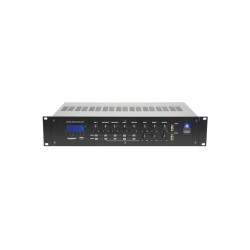 2x120W 100V Line 2-zone Mixer-amplifier with USB SD FM Bluetooth