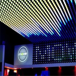 1m sq LED Ceiling Display Panel System 64 Square Pixels Per Sq m - LED CUBE CEILING PANEL 64