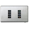 Mode SceneStyle4 Fascia SCE-04-WHI-44 (8 Buttons, Twin Gang, MK Aspect White)