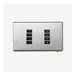 Mode SceneStyle4 Fascia SCE-04-WHI-44 (8 Buttons, Twin Gang, MK Aspect White)